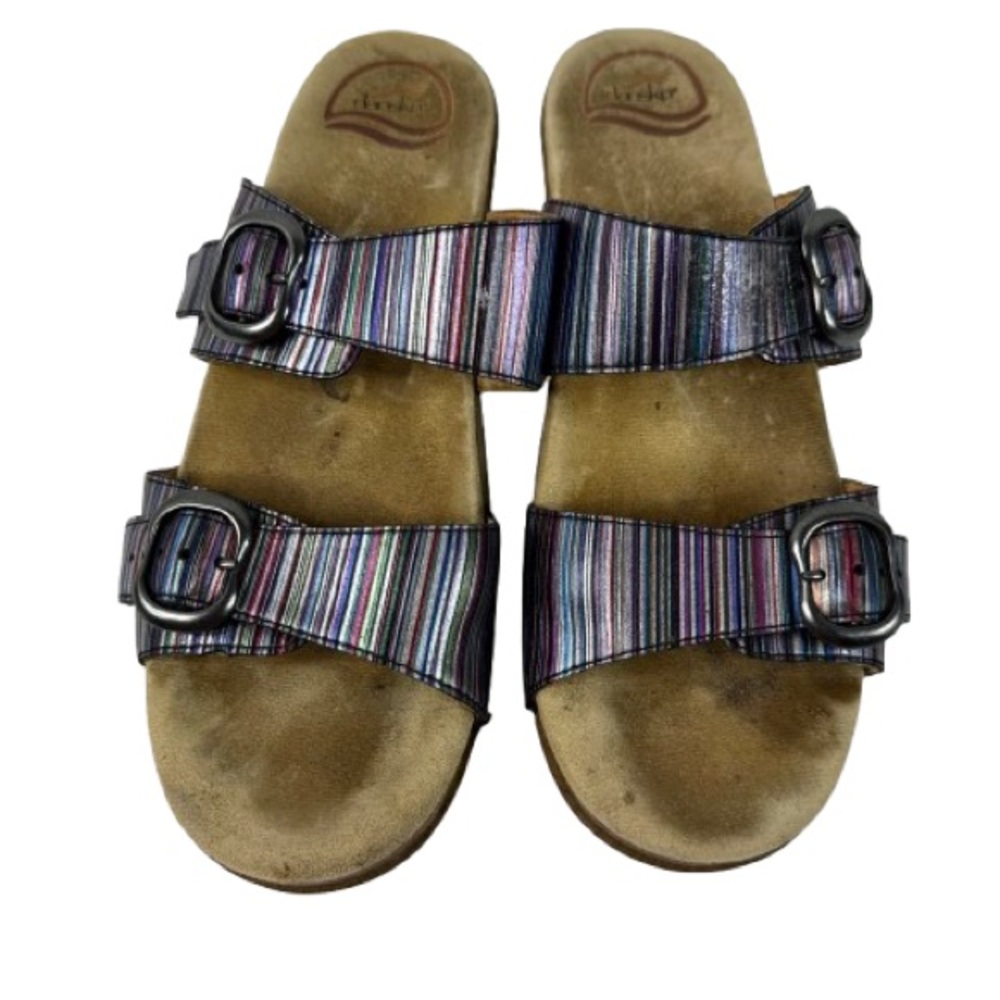 Dansko Sophie Metallic Striped Sandals